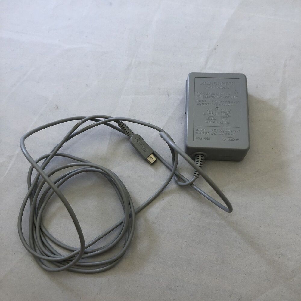 Nintendo AC Adapter WAP-002 Class 2 Power Supply for TWL-001